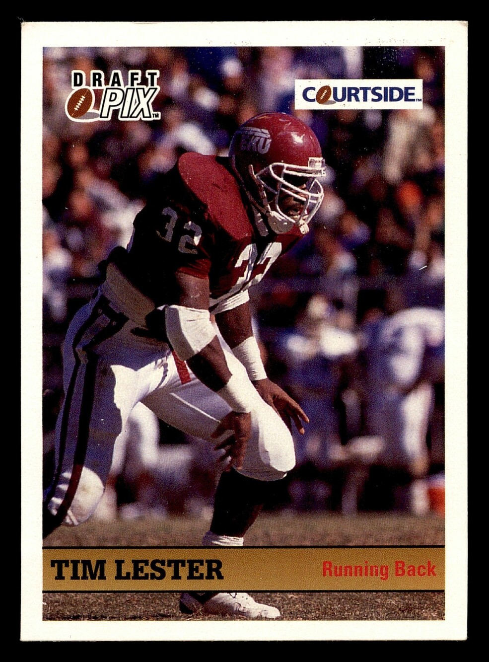 1992 Courtside Draft Pix #73 Tim Lester Football Card